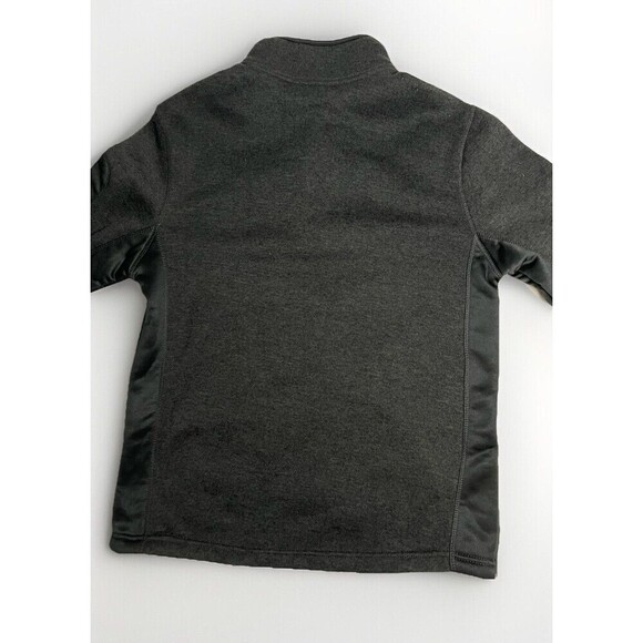 Beverly Hills Polo Club Pullover Mens Medium Gray 1/4 Zip Fleece Pocket Sweater - Picture 2 of 6